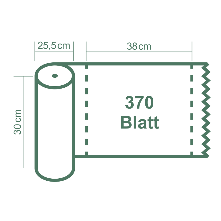 NOW Baumwoll-Putztuchrolle